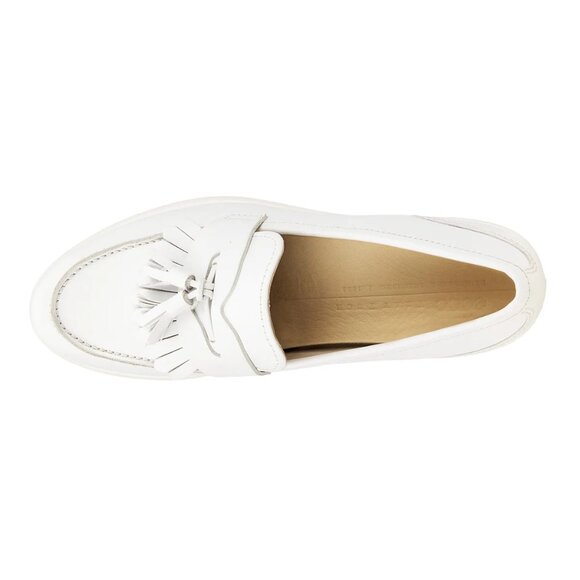 NWT ECCO Modtray Chunky Fringe Loafer (Ice Flower / White) — Size 10-10.5 US - Picture 5 of 12